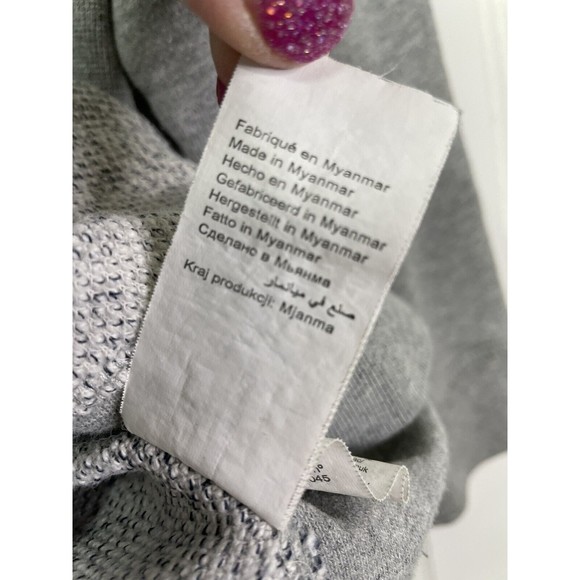 Jules Sweatshirt Minimal Size Small France Spain Crewneck Gray Athletic‎ - Picture 8 of 11